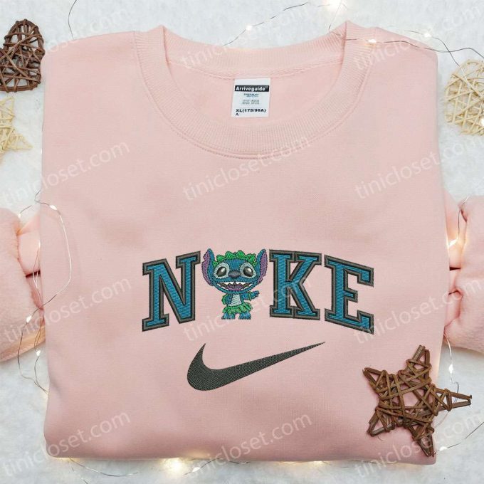 Nike X Stitch Dance Cartoon Embroidered Sweatshirt: Disney Characters Hoodie – Perfect Family Gift!