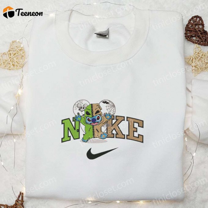 Nike X Stitch Oogie Boogie Disney Embroidered Shirt: B Gift For Men Women Family Gift Nike Inspired!