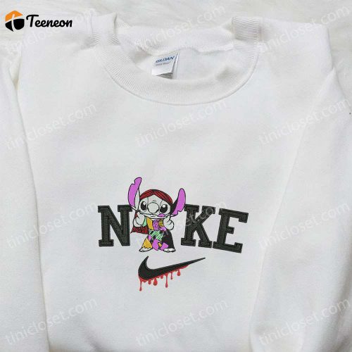 Nike x Stitch Sally Embroidered T-shirt & Hoodie: Nightmare Before Christmas Sweatshirt Collection