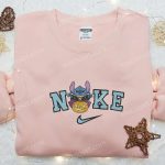 Nike x Stitch Vampire Pumpkin T-shirt & Sweatshirt: B Gift for Men Women Family Gifts Nike Inspired Embroidery