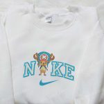 Nike x Tony Chopper Anime Embroidered Sweatshirt: B Gift for Men Women Birthday Gift Nike Inspired Hoodie