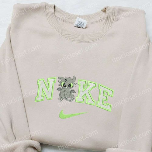 Nike x Toothl Gift for Men Women Cartoon Embroidered Sweatshirt: Disney Characters Hoodie Perfect Birthday Gift