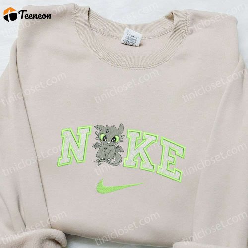 Nike x Toothl Gift for Men Women Cartoon Embroidered Sweatshirt: Disney Characters Hoodie Perfect Birthday Gift