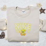 Disney Embroidered Sweatshirt & T-Shirt: Nike x Tweety & More! B Gift for Men Women Family Gift Ideas