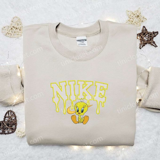 Disney Embroidered Sweatshirt &Amp; T-Shirt: Nike X Tweety &Amp; More! B Gift For Men Women Family Gift Ideas