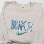 Nike x Typography Embroidered Hoodie: Customized & Perfect Family Gift Idea