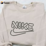 Nike x Typography Embroidered Shirt & Hoodie: Perfect Gift Ideas for Family