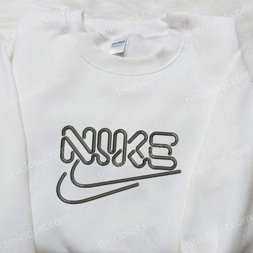 Nike x Typography Embroidered Shirt & Hoodie: Perfect Gift Ideas for Family