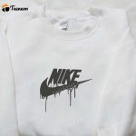 Premium Nike x Vintage Melt Embroidered Sweatshirt – Unique Nike Inspired Shirt Perfect Gift