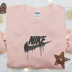 Premium Nike x Vintage Melt Embroidered Sweatshirt – Unique Nike Inspired Shirt Perfect Gift