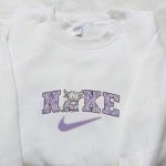 Nike x Violet Cow Embroidered Sweatshirt: Animal Embroidered Shirt Perfect Gift for Every Occasion