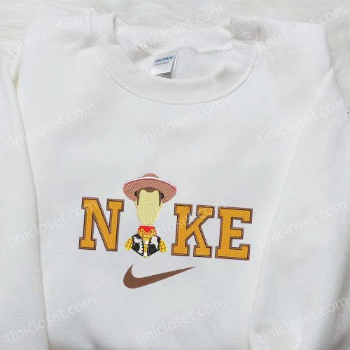 Disney Characters Embroidered Sweatshirt & T-shirt: Nike x Woody Collaboration Perfect Family Gift Ideas