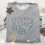 North Carolina x Nike Embroidered Shirt – Custom Map D Gift for Men Women for Stylish Comfort