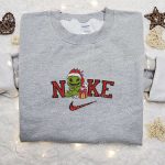 Oogie Boogie Christmas Light x Nike Embroidered Sweatshirt: Movie Merry Christmas Shirt B Gift for Men Women Gift Ideas