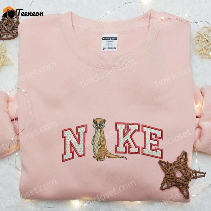 Otter X Nike Embroidered Hoodie: Animal D Gift For Men Women Perfect Birthday Gift