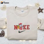 Papa Grumpy Smurf x Nike Embroidered Sweatshirt: F Gift for Men Women Merry Christmas Shirt Ideal Gift for Xmas