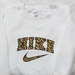 Pattern Tigger x Nike Embroidered Sweatshirt: Nike Inspired Hoodie Perfect Birthday Gift Idea