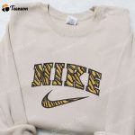 Pattern Tigger x Nike Embroidered Sweatshirt – B Gift for Men Women Nike Inspired Hoodie for Birthday Gift Ideas