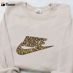 Pattern Tigger x Nike Embroidered Sweatshirt: Nike Inspired Hoodie Perfect Family Gifts