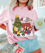 Get Festive with Peanuts Snoopy Xmas Shirt – Perfect Holiday Gift for Peanuts Fans!