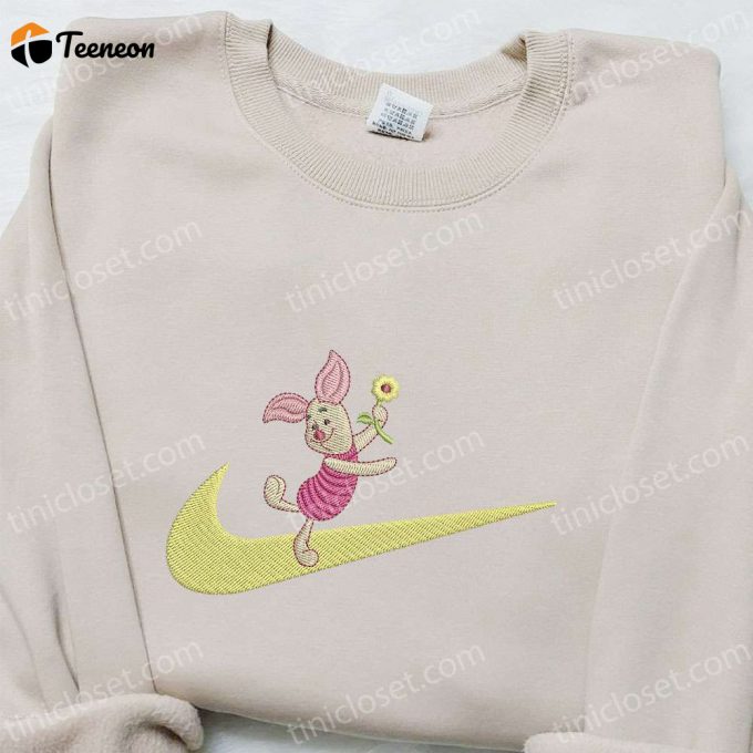 Disney Piglet Cartoon X Swoosh Hoodie &Amp;Amp; Characters Shirt: B Gift For Men Women Family Gift Ideas