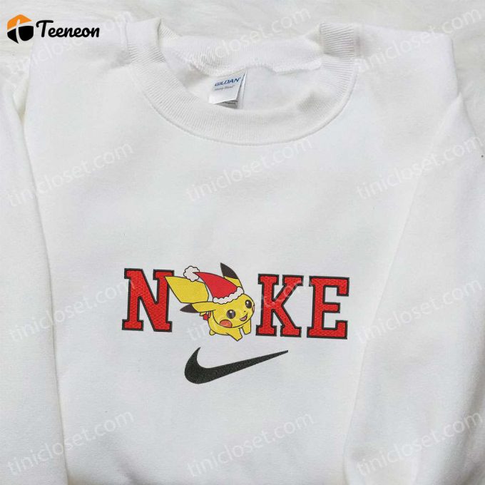 Pikachu Run X Nike Christmas Embroidered Sweatshirt – Perfect Merry Christmas Gift Idea F Gift For Men Women Shirt