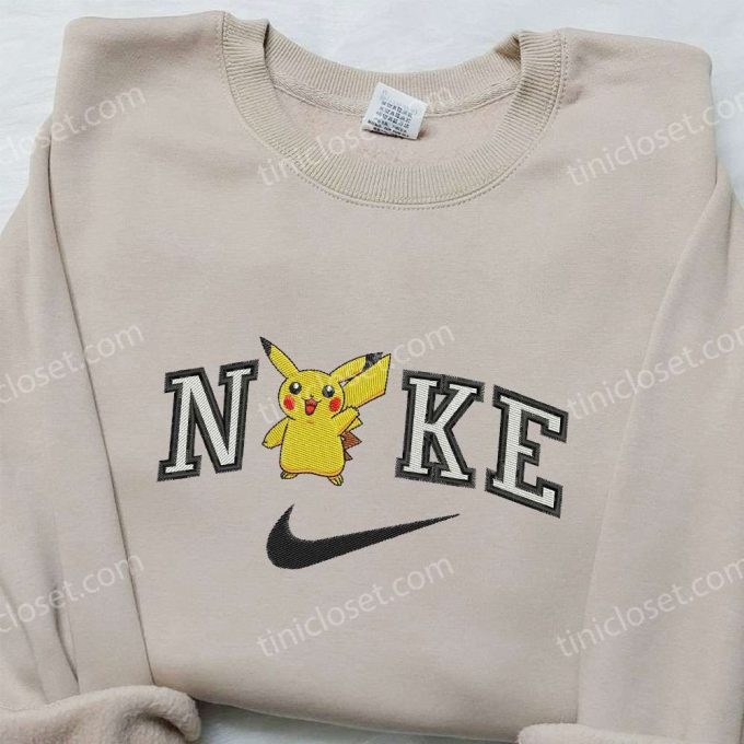 Pikachu X Nike Embroidered Sweatshirt: Pokemon-Inspired Nike Shirt