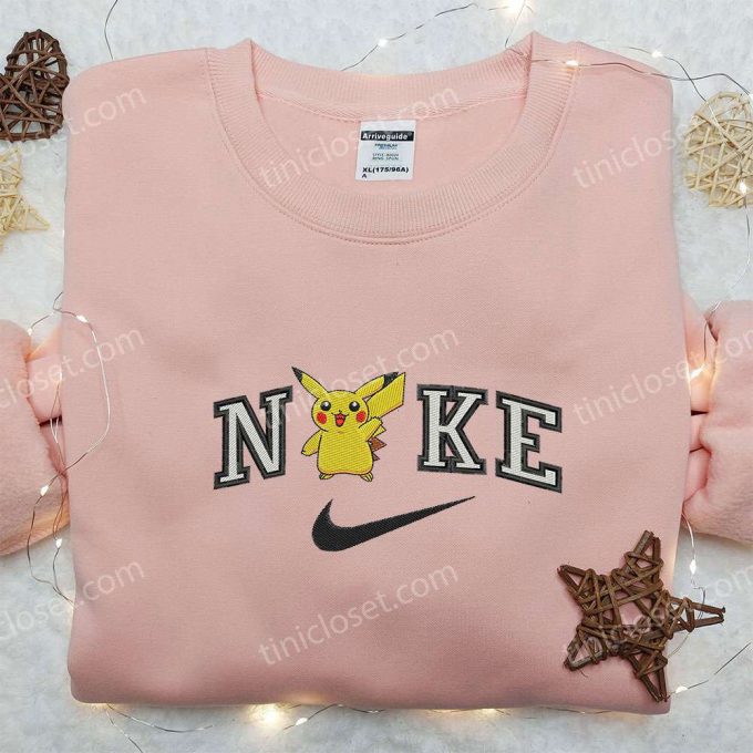 Pikachu X Nike Embroidered Sweatshirt: Pokemon-Inspired Nike Shirt