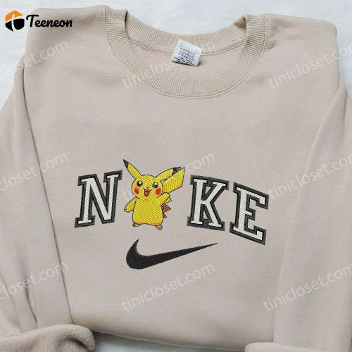 Pikachu x Nike Embroidered Sweatshirt: Pokemon-Inspired Nike Shirt