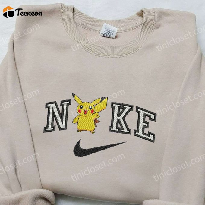 Pikachu X Nike Embroidered Sweatshirt: Pokemon-Inspired Nike Shirt