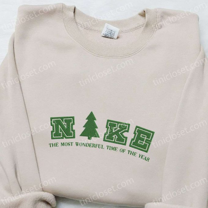 Pine Tree X Nike Embroidered Hoodie: Customized &Amp; B Gift For Men Women Gift Idea For Family