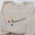 Pittsburgh Steelers x Nike Embroidered Sweatshirt: NFL Sport & Nike Inspired Shirt