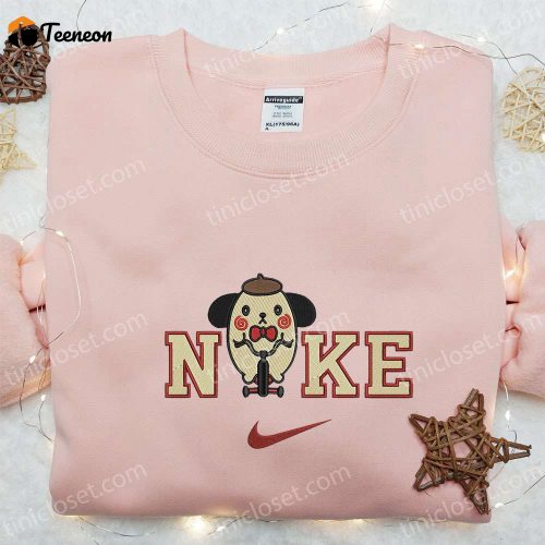 Pompompurin Jigsaw x Nike Embroidered Sweatshirt & Hello Kitty Shirt: B Gift for Men Women Gift Ideas for All Occasions