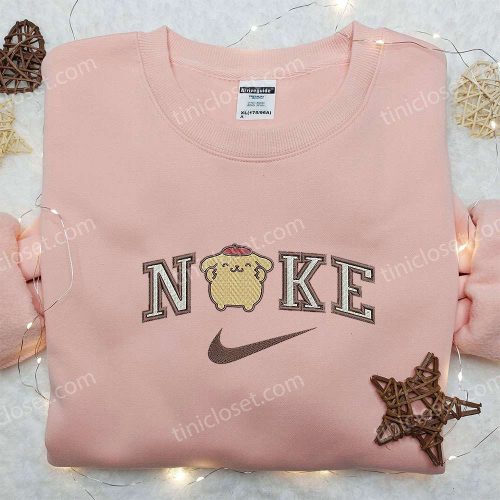 Pompourin x Nike & Hello Kitty Embroidered Sweatshirts Nike Inspired Shirt