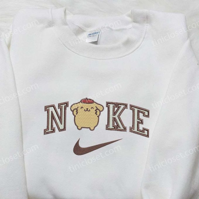 Pompourin X Nike &Amp; Hello Kitty Embroidered Sweatshirts Nike Inspired Shirt