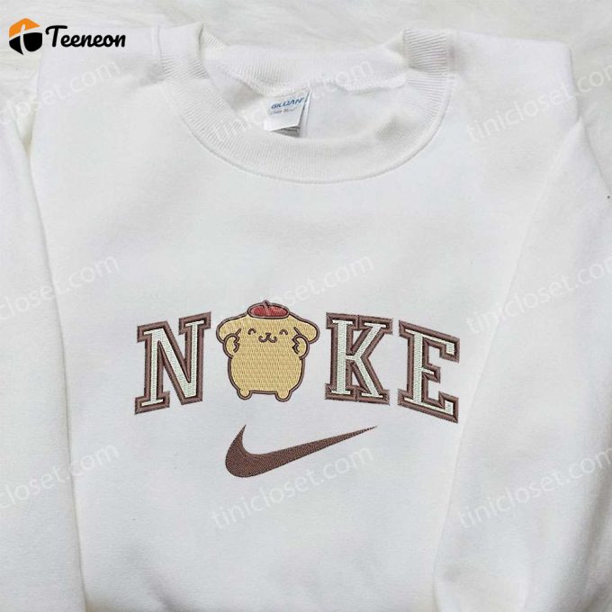 Pompourin X Nike &Amp;Amp; Hello Kitty Embroidered Sweatshirts Nike Inspired Shirt