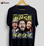 Vintage Post Malone Shirt: Retro Style for Fans – Exclusive Limited Edition