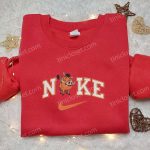 Pumbaa x Nike Cartoon Embroidered Sweatshirt & Disney Characters T-shirt: B Gift for Men Women Family Gift Ideas