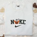 Pumpkin Jack Skellington x Nike Embroidered T-shirt & Hoodie: The Nightmare Before Christmas Characters with Nike Inspired Embroidery