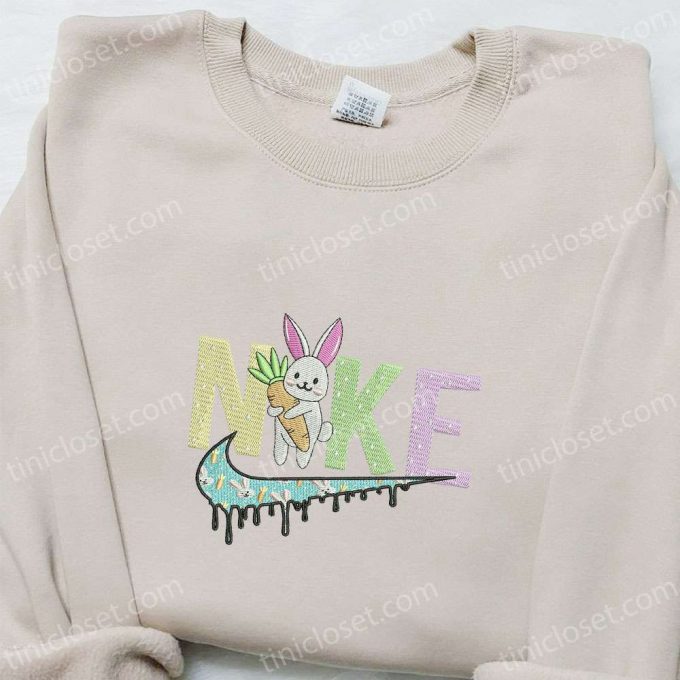 Rabbit Carrot X Nike Cartoon Embroidered Shirt &Amp; Hoodie – Custom Nike T-Shirt Nike Inspired Apparel