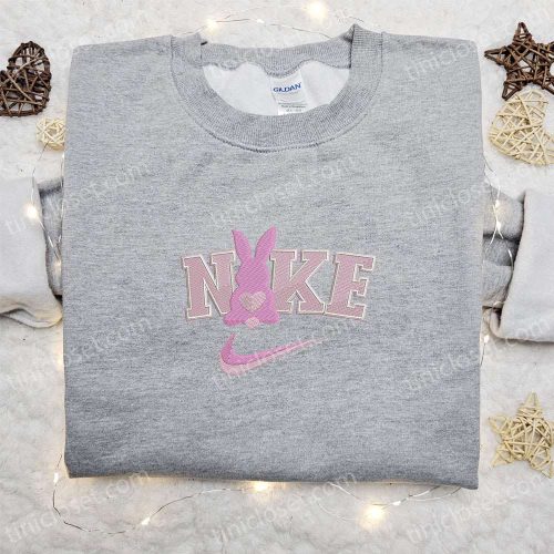 Animal Embroidered Shirt & Hoodie: Nike Inspired Custom Nike T-shirt