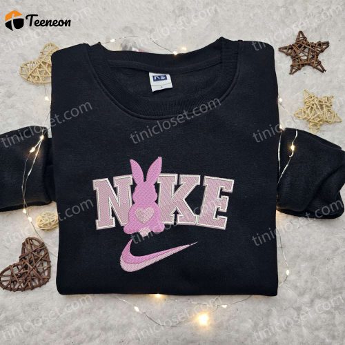 Animal Embroidered Shirt & Hoodie: Nike Inspired Custom Nike T-shirt