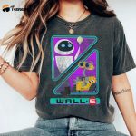 Wall-E Triangles & Eve Graphic T-Shirt – Retro Disney Pixar Collection