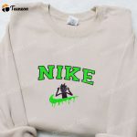 Rick Sanchez x Nike Cartoon Sweatshirt: Rick and Morty Embroidered Shirt – B Gift for Men Women Family Gift Ideas