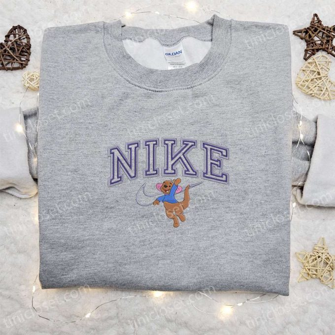 Disney Characters Embroidered Sweatshirt Roo X Nike Cartoon Shirt Nike Inspired Hoodie