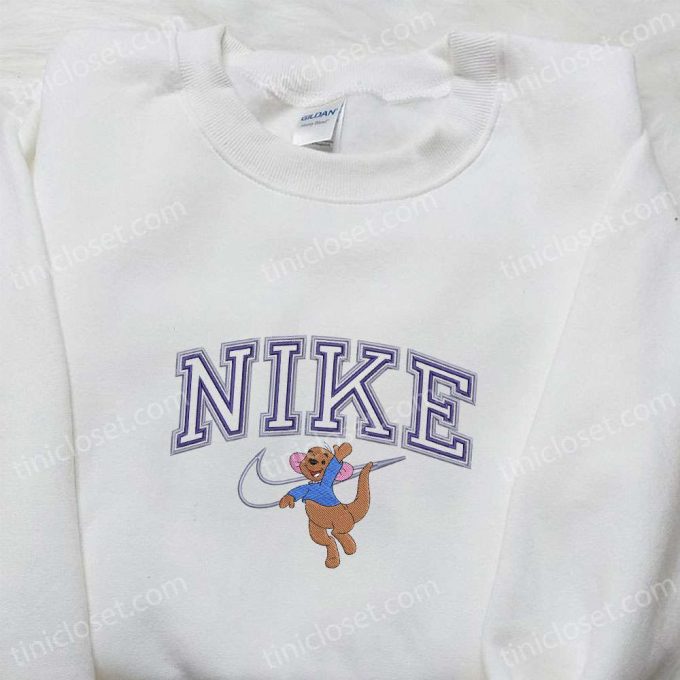 Disney Characters Embroidered Sweatshirt Roo X Nike Cartoon Shirt Nike Inspired Hoodie