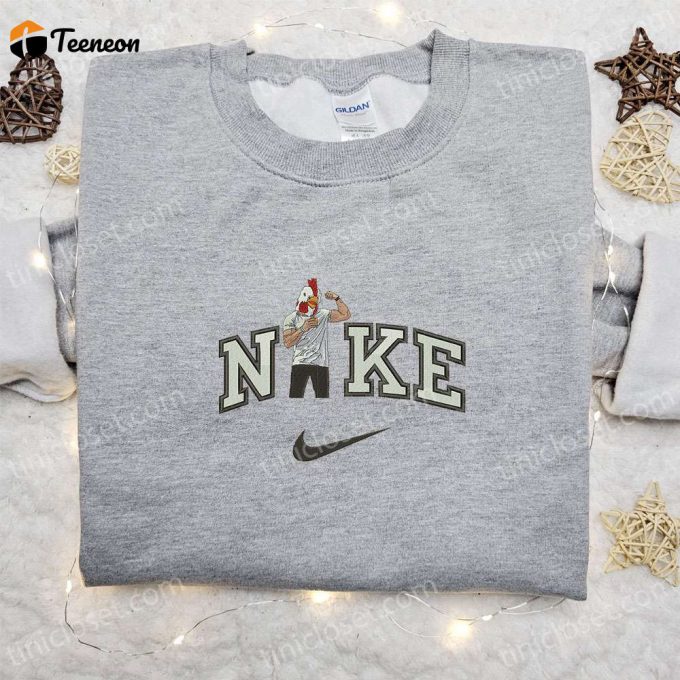 Roosterman X Nike Celebrity Embroidered Sweatshirt: Stylish Nike Inspired Hoodie For A Fashionable Look