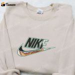 Roronoa Zoro x Nike Anime Embroidered Sweatshirt: B Gift for Men Women One Piece Shirt Perfect Family Gift – Birthday Ideas!