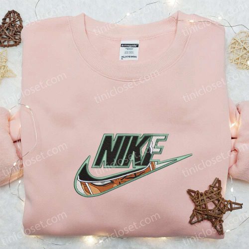 Roronoa Zoro x Nike Anime Embroidered Sweatshirt: B Gift for Men Women One Piece Shirt Perfect Family Gift – Birthday Ideas!