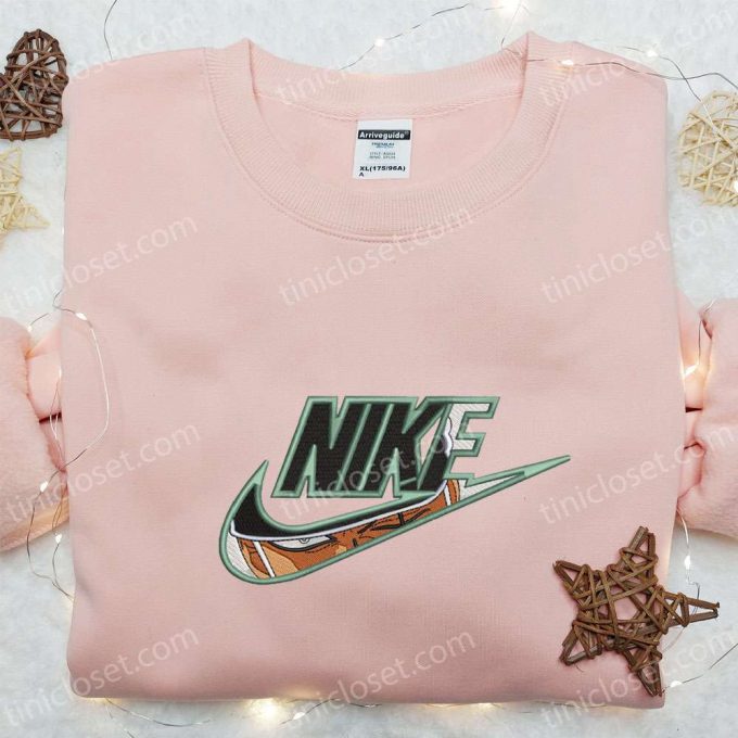 Roronoa Zoro X Nike Anime Embroidered Sweatshirt: B Gift For Men Women One Piece Shirt Perfect Family Gift – Birthday Ideas!